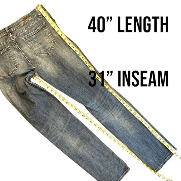 Kut from the Kloth Blue Straight Leg Jeans Sz 6 - Picture 9 of 11